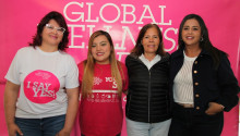 Ángela María Ruíz Osorio, Louriet Torres Muñoz, Cándida Valencia y Juliana Hincapié Giraldo.