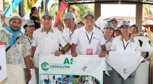 Participación de la cooperativa Coocalpro.