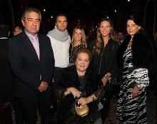 Jorge Hernán Botero, Martín Botero, María Jose García, Sara Botero, Claudia Villegas y Cecilia Restrepo de Botero.