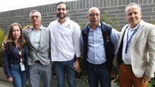 Lina María Zuluaga Restrepo, Hernán Arias, Carlos Mario Zuluaga Pardo, Carlos Alberto Ramírez y Asdrúbal Montes.
