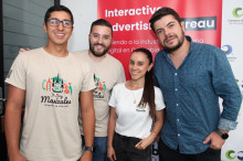 Luis Alejandro Garzón, Daniel Hoyos, Laura Correa y David Cardona.