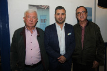 Gonzalo Gómez, Manuel Fermín Giraldo y Guillermo León Valencia.