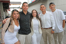 Luisa Ruiz, Julián Ospina, María Camila Ramírez, Felipe Valencia y Juan Ángel Rodríguez.