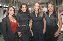 Judy Jaramillo, Johanna Rodríguez, Mónica Fonseca y Carolina Jaramillo.