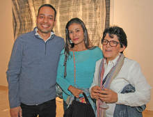 Edwin Laverde, Adriana Álvarez y Yanira Ramírez.