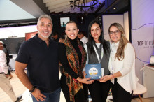 Paulo César Bermúdez, Alejandra Quintero, Daniela González y Lina María Giraldo.