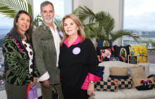 Gloria Estela Zuluaga, Marcelo Vélez y Luz Marina Correa.