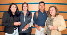 Martha Ocampo, Liliana Jurado, Hernán Zamora y Olga Lucía Gómez. 
