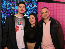 Sergio Alejandro Garjales, Andrea Daza y Kenny Delgado.