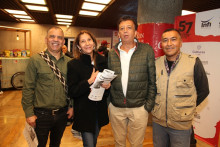 Édgar Gómez, Elizabeth Melo, Luis Pineda y Jorge Culman.