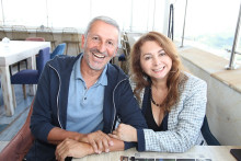 Johan Patiño y Alba Lucía Alzate compartieron en un almuerzo familiar.