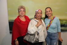 Esperanza Cardona, Estella Villa y Diana Patricia García.