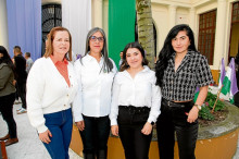 Martha Cecilia Valencia, Irma Carmona, Erika Zuluaga y Ángela Cardona.