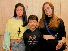 Eliza Gallego, Cristóbal Gallego y Natalia Gallego.