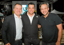 Óscar Villegas Duque, Jaime Mejía y Jorge Vallejo.