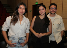 Valeria Orjuela, Karen Vanessa Perdomo y Daniel Monsalve.
