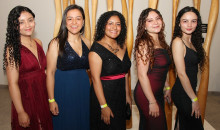 Alejandra Gómez, Valentina López, Estefanía Díaz, Laura Noguera y Natalia Cardona.