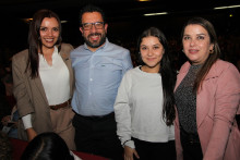 Daniela Robledo, Andrés Felipe Betancurth, Valeria Pérez y Laura Visbal.