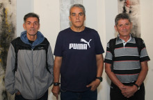 Hugo Montealegre, Carlos Enrique López y César Acevedo.