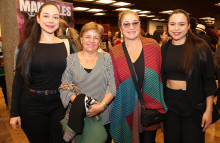 María Paz Tabares, Gloria Patricia Tabares, Julieta Tabares y Juliana Saldarriaga.