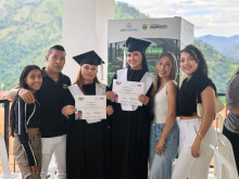 Sol Dahiana Motato, Octavio Motato, Claudia Milena Rodas, Kelly Estefanía Rodas, Maira Alejandra Castro y Luisa Fernanda Castro.