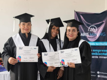 Fanliany Meneses, Anyi Dayana Vélez y Beatriz Elena Pulgarín.