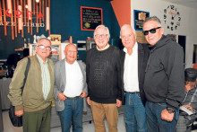 José Miguel Alzate, Jairo Castro Eusse, Luis Guillermo Giraldo, Carlos Arboleda y Diego Franco.