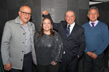 Gilberto Gil, Juliana Salazar, Esteban Jaramillo y Rusbel Franco.
