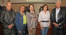 Óscar Gaviria, Miryam Gallego, Martha Elena Galvis, Martha Inés Montes y Octavio Zapata.