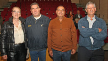Leidy Muñoz, Germán Trujillo, Luis Efrén Arboleda y Mauricio Calderón.
