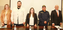 Mesa Principal: Sharim Toro Velásquez, Diego Armando Rivera Gutiérrez, Viviana Zuluaga Cardona, José David Mejía Osorio y Óscar Ramírez Villegas.
