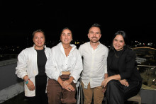 Eliana Rincón, Laura Rivera, Jonathan Casallas y Magda Alzate.