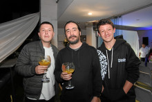 Luis Felipe García, Jairo Corredor y Jhon López.