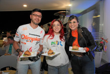 Freddy Stiwar, Paulita Zea y Sara María Quiceno.