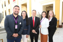 Julián Cortés, Marcela Mora, Carlos Hernán Estrada, Anny Patiño y Lucero Bernal.