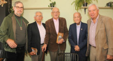 Álvaro Gartner, José Germán Hoyos, José Jaramillo, Óscar Gaviria y Carlos Arboleda.
