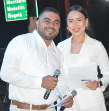 Presentadores: Juan David Galeano y María José Castaño.