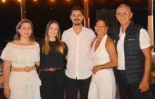 María del Rosario Morales, Valentina Salazar, Juan Diego López, Aracelly Castaño y Diego López.
