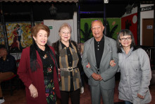 Alicia Correa, Estella Buitrago, Jairo Castro Eusse y Luz Clemencia Castro. 