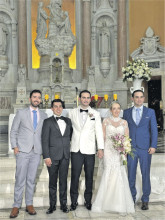 En la foto: Juan José y Jorge Enrique Cárdenas, Carlos y Luz María, Antonio Enrique Gutiérrez Mendiola.