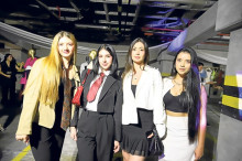 Sara Lotero, Valeria Sierra, Sofía Ocampo y Manuela Arango.