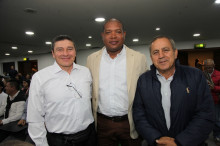 Iván Sánchez, Antenor Cuesta y Jorge Mustafá.
