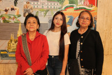 Martha Lucía Vera, María José Vera y Gloria Elena Vera.