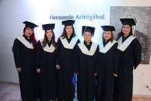 Laura Andrea Gutiérrez, Vanessa Veloza, Nataly Londoño, María Estela Arcila, Rubiela Aguirre y Salomé Largo.