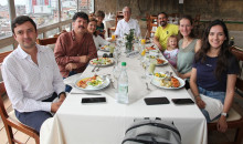 Juan Martín Dussán, Santiago Dussán, Patricia López, Elian Riggembach, Álvaro Dussán, Pablo Andrés Dussán, Naia Riggembach, Annina Riggembach y Camila Villegas.