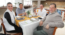 Claudia Patricia Henao, Juan Felipe Valencia, Roberto Martínez y Jorge Iván Cobaleda.