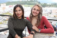 Leidy Ortiz Ramos y Yuli Ángel Marín.