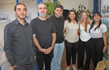 Mauricio Salazar, Cristian Ríos, Juan Diego Hidalgo, Natalia Osorio, Lina García y Alexandra Hoyos.