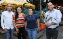 Santiago Ramírez, Luz Ayda Ríos, Mónica Andrea Cardona y Jairo Andrés Celis.