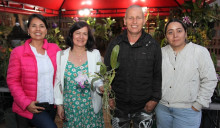 Andrea López, Yolanda Orozco, Jorge Vázquez y Lorena Muñoz.